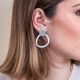 BAU silver earrings - RAS