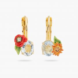 FLOWERS OF POETS sleeper earrings - Les Néréides
