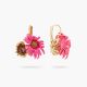 Boucles d'oreilles fleur echinacée pourpre FLEURS IMAGINAIRES - Les Néréides