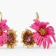 IMAGINARY FLOWERS sleeper earrings - Les Néréides