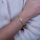 MAKO adjustable turquoise and yellow fish bracelet - Olivolga Bijoux