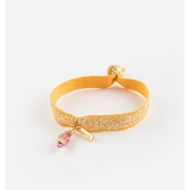 Pink cockatoo twistband bracelet - Nach