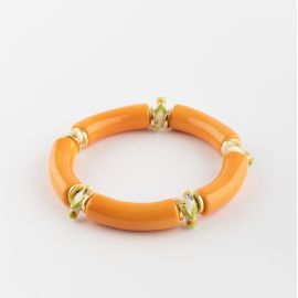 Budgerigar Chunky orange bracelet - Nach