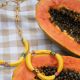 bananas, papayas and pomegranates necklace - Nach