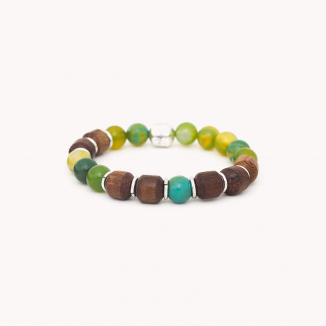 Agate green bracelet "Cordoba"