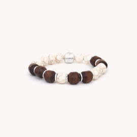 Howlite white bracelet "Cordoba" - Nature Bijoux