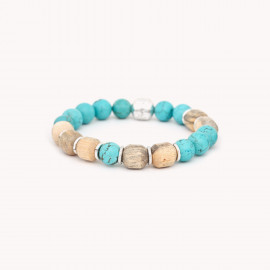Howlite blue bracelet "Cordoba" - Nature Bijoux