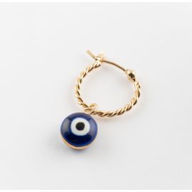 Blue eye single earring - sold single - Nach