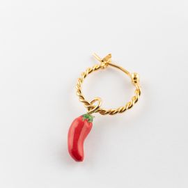 Chili single earring - sold single - Nach