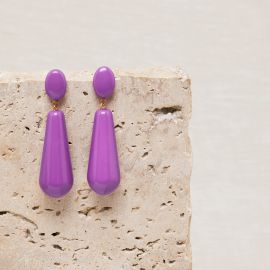 Purple Gala earrings - Feeka