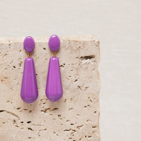 Purple Gala earrings