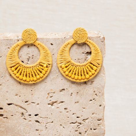 Aniela yellow earrings