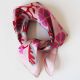 Silk scarf Tahiti pink - Les belles vagabondes