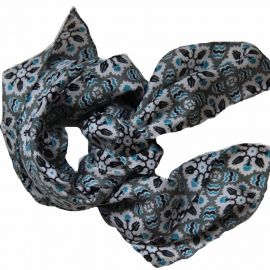Silk scarf Marrakech kaki - Les belles vagabondes