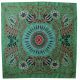 Silk scarf Marushka green - Les belles vagabondes