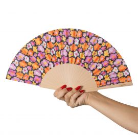 Vintage flower hand fan - Fisura