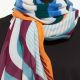 blue and brown Gamma Scarf - 