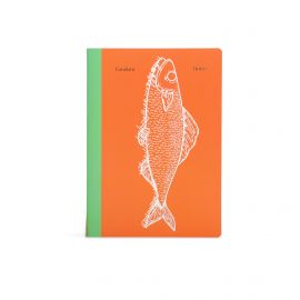 Carnet poisson Orange - Helio Ferretti