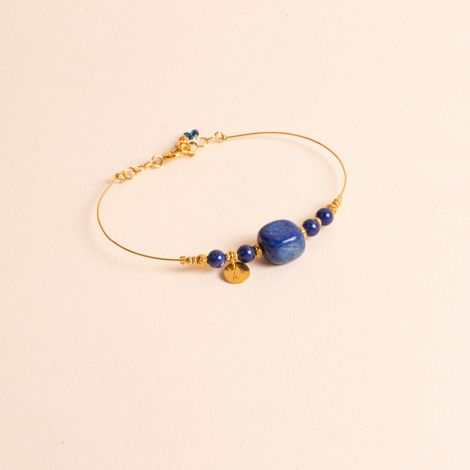 Bracelet jonc JULIA lapis lazuli