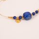 JULIA lapis lazuli bangle bracelet - Rosekafé