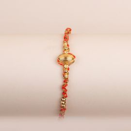 orange “ILA” woven bracelet - Rosekafé