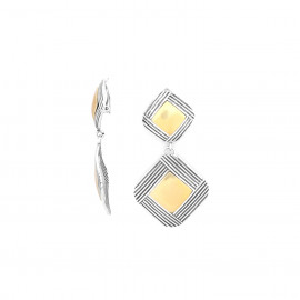 2 elements clip earrings "Dandy" - Ori Tao