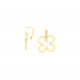 French hook clover earrings (golden) "Clover" - Ori Tao