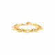 Bracelet ajustable 9 trèfles (doré) "Clover" - Ori Tao