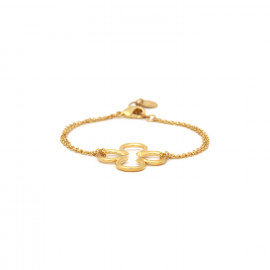 Thin lucky bracelet (golden) "Clover" - Ori Tao