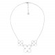3 clovers necklace (silvered) "Clover" - Ori Tao