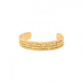 Rigid bracelet (golden) "Biwa" - Ori Tao