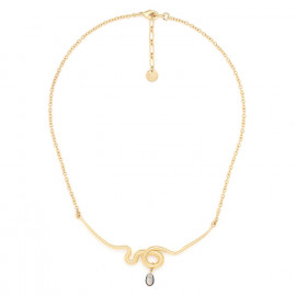 Short snake necklace (golden) "Venin" - Ori Tao