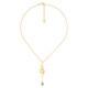 Snake pendant necklace (golden) "Venin" - Ori Tao