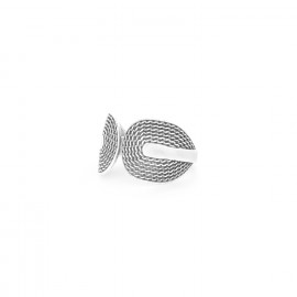 Adjustable ring (silvered) "Miyako" - Ori Tao