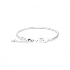 Simple ajustable bracelet (silvered) "Bagyo" - Ori Tao