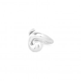 Adjustable spiral ring (silvered) "Bagyo" - Ori Tao