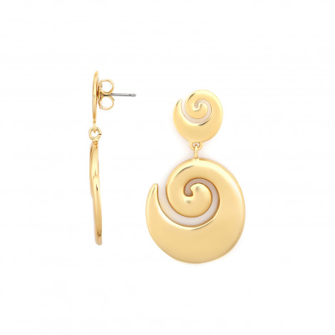 2 elements post earrings (golden) "Bagyo"