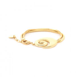 2 rows adjustable bracelet (golden) "Bagyo" - Ori Tao