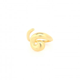 Adjustable spiral ring (golden) "Bagyo" - Ori Tao
