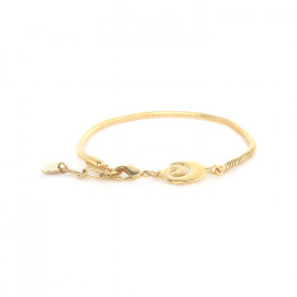 Simple adjustable bracelet (golden) "Bagyo" - Ori Tao