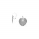 Boucles d'oreilles dormeuses simples (argenté) "Palmspring" - Ori Tao