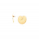 Boucles d'oreilles poussoir feuille (doré) "Palmspring" - Ori Tao