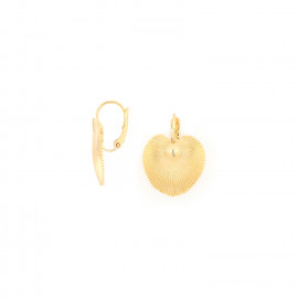 Simple french hook earrings (golden) "Palmspring" - Ori Tao