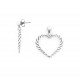 Ball top post earrings (silvered) "Merida" - Ori Tao