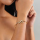 Bracelet jonc serpent (doré) "Venin" - Ori Tao