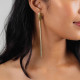 Long chain post earrings (golden) "Miyako" - Ori Tao